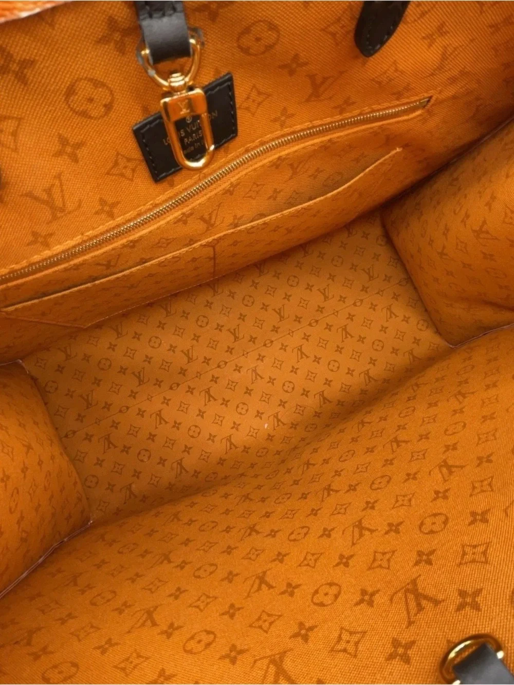 Louis Vuitton Crafty Monogram Giant Cream Caramel Onthego GM